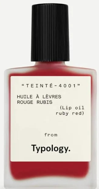 Typology Tinted Lip Oil - Shade 1 Ruby Red & Complimentary Sheet Masque Main image