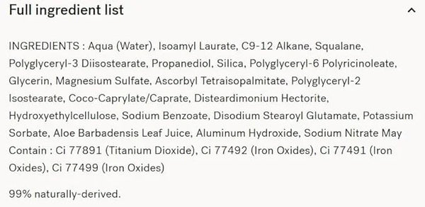 Typology Tinted Serum with Vitamin C, Squalane & Aloe Vera - Type 3 / Medium